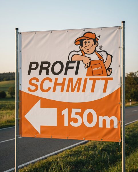 Straßenbanner Profi Schmitt